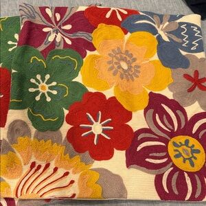 Set of Floral Patterned Throw Pillow Covers